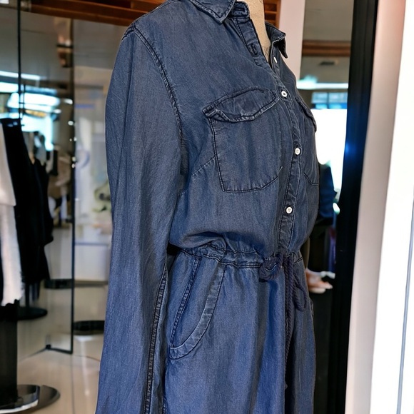 Label Of Graded Goods super soft rayon jean drawstring waistband tshirt dress - Picture 6 of 16